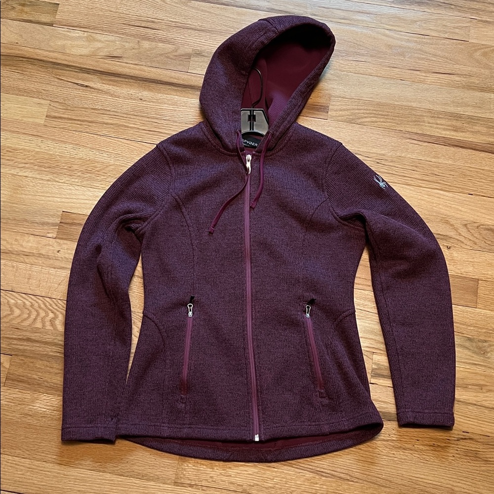 Spyder Women's Endure Stryke Hoodie - Dark Raspberry